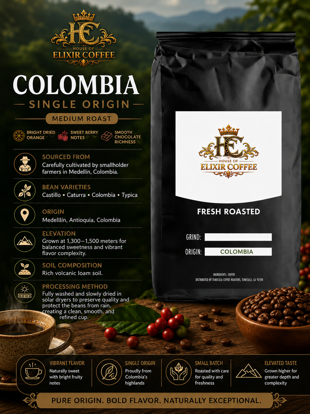 Colombia Single Origin Coffee 🇨🇴