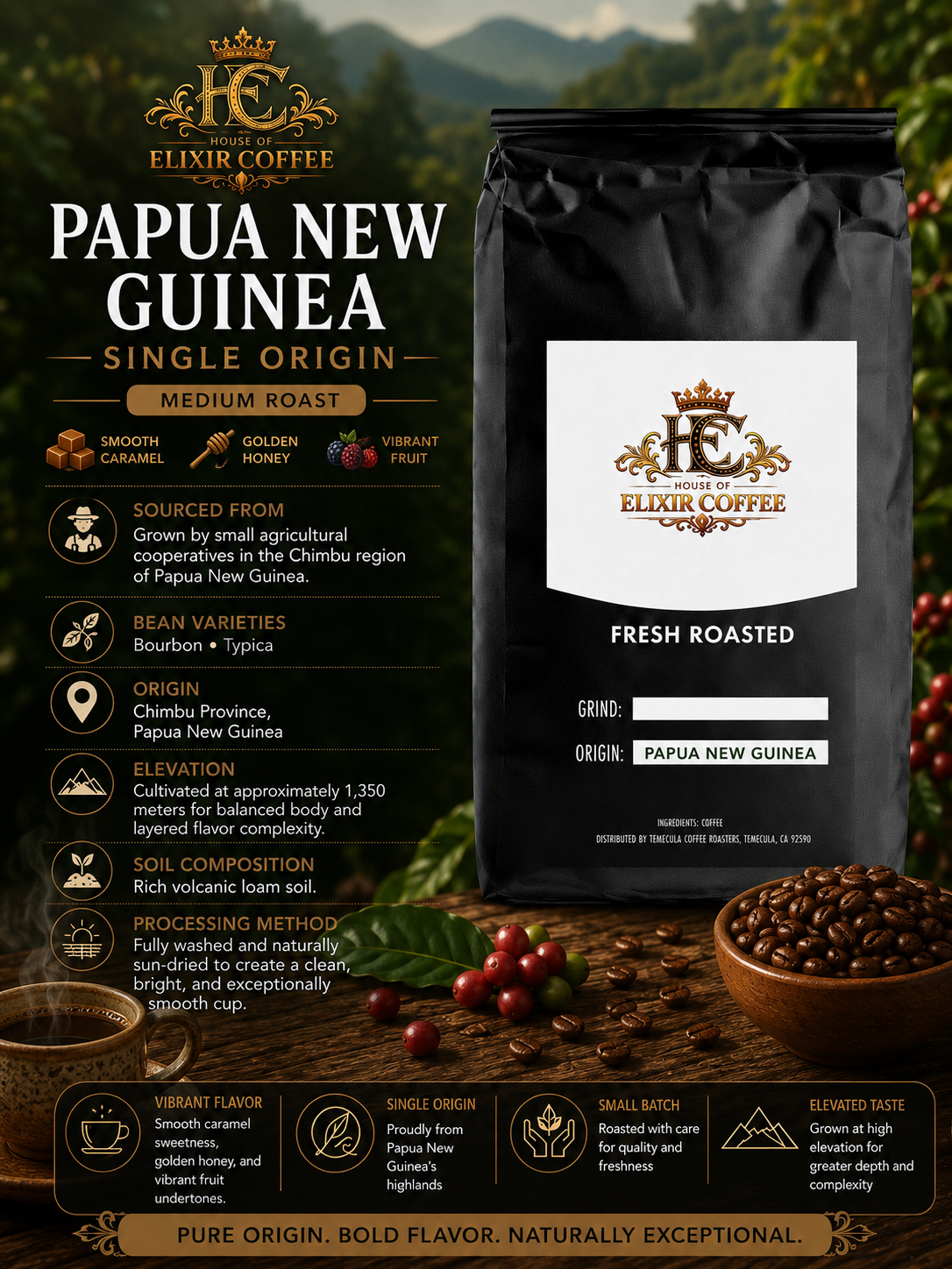 Papua New Guinea Single Origin Coffee 🇵🇬